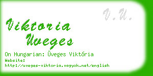 viktoria uveges business card